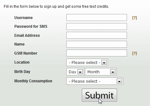 signupform